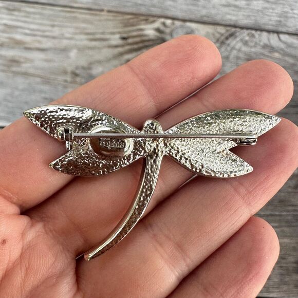 Vintage Jewelry Lia Sophia Dragonfly Brooch pin - Picture 2 of 2